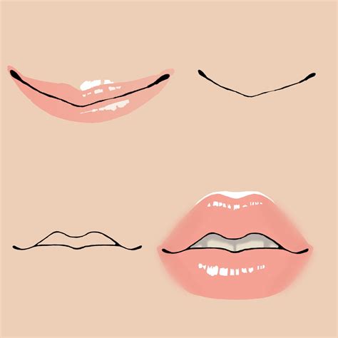 labios anime|Como Dibujar Labios .